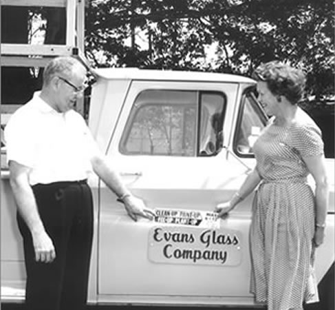 Evans Glass History